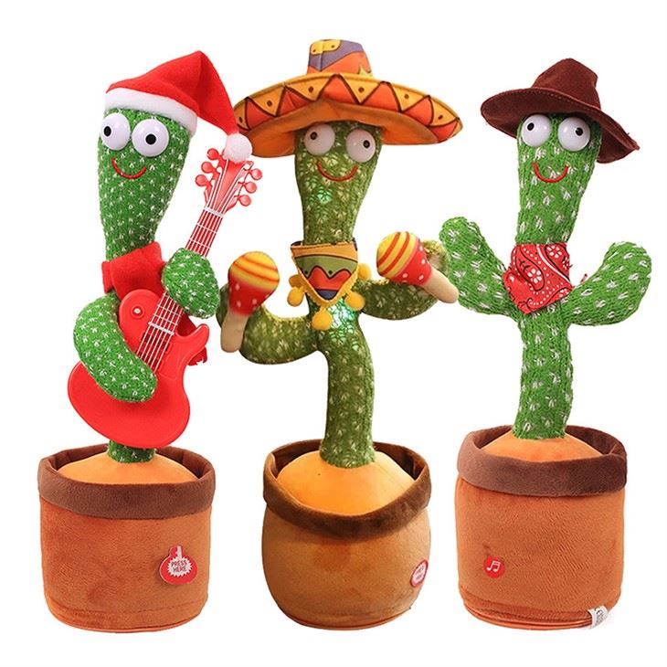 Electric Singing Dancing Cactus Toy