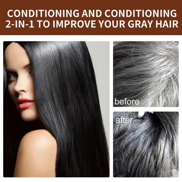 Black Hair Darkening Shampoo Bar Soap