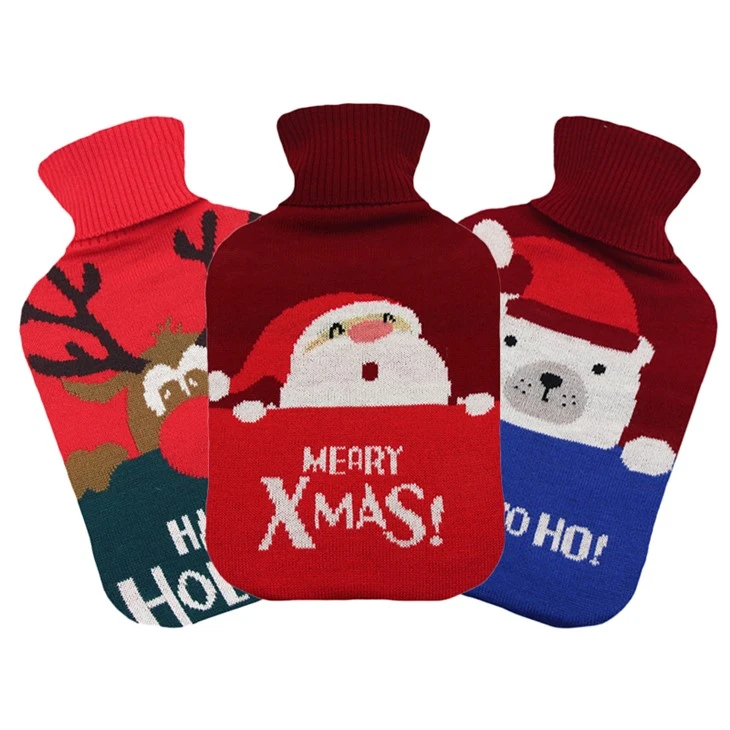 rubber hot-water bag christmas design cover