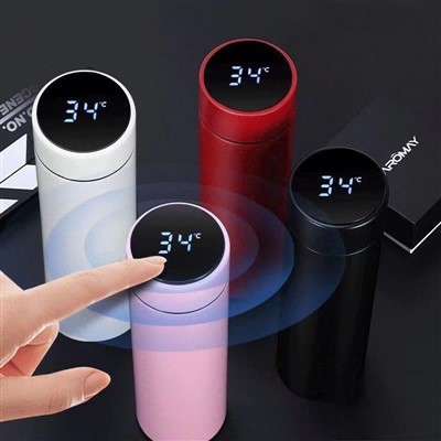 Intelliġenti 500ml Stainless Steel Smart Thermo Water Bottle